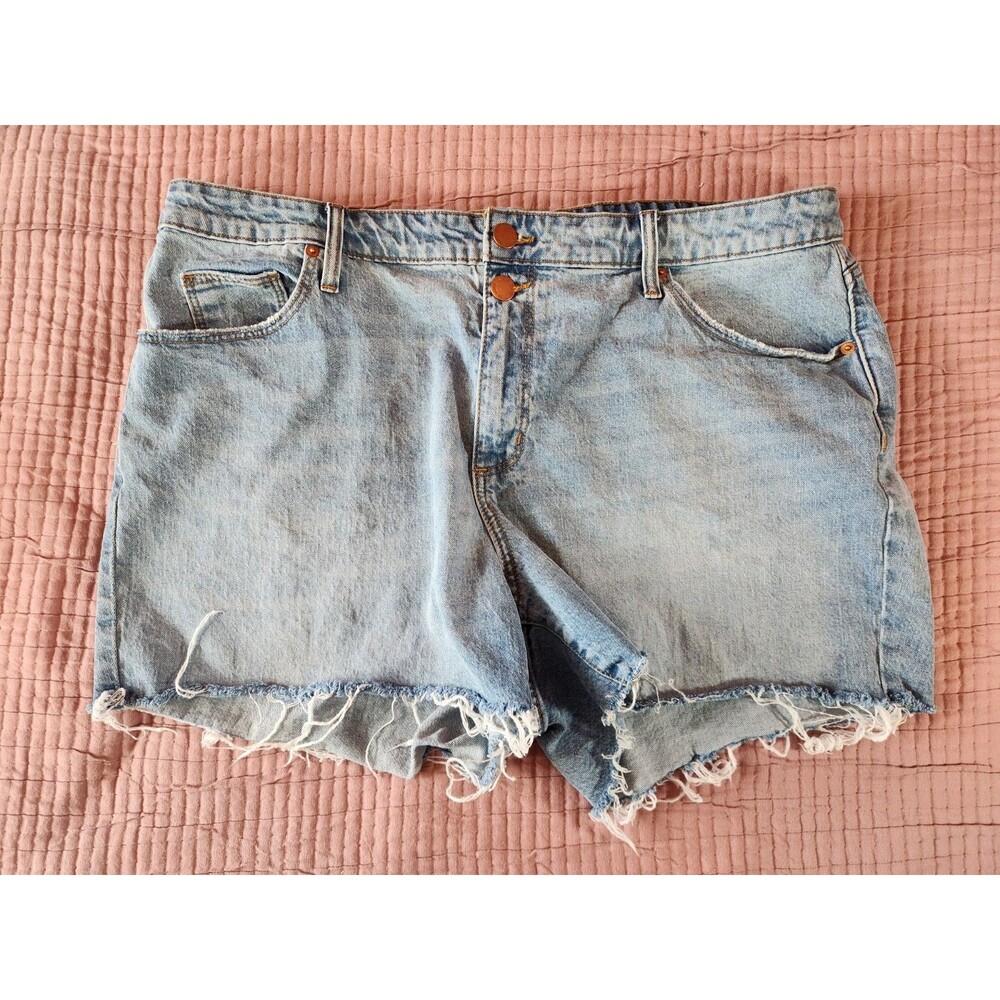 Universal Thread Jeans Shorts Distressed‎ Stretch Denim Frayed Vintage Midi 20W